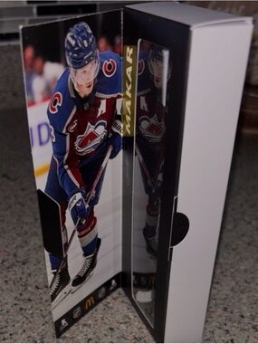 Hockey Collectible Pen in Blue and Maroon